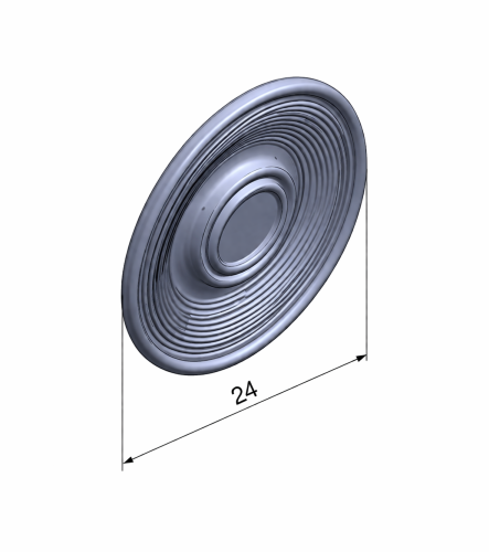 Membrana do pomp dozujących JESCO – nr kat. 39121 (Ø 24 mm)