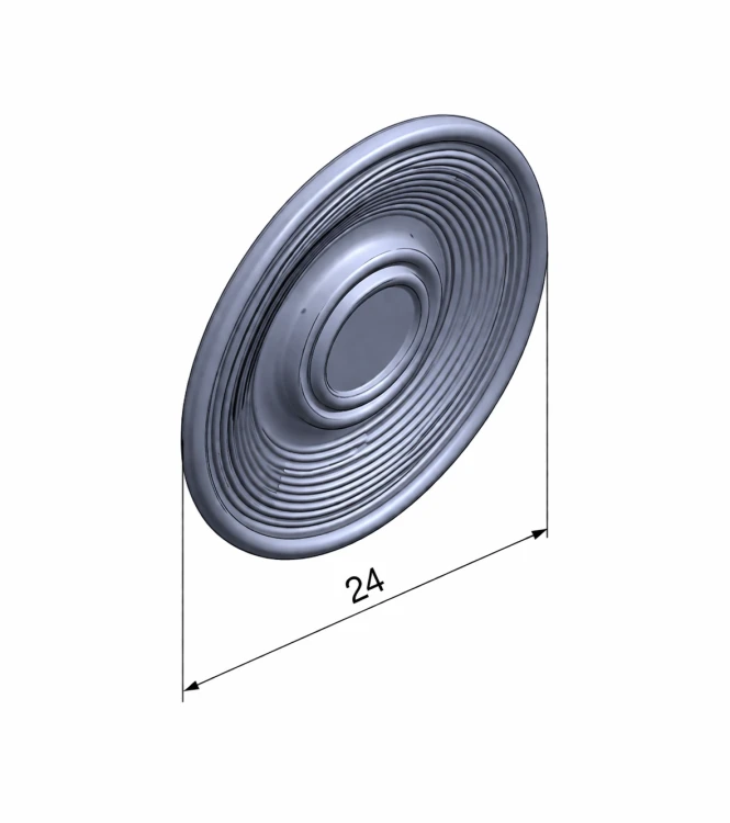 Membrana do pomp dozujących JESCO – nr kat. 39121 (Ø 24 mm)