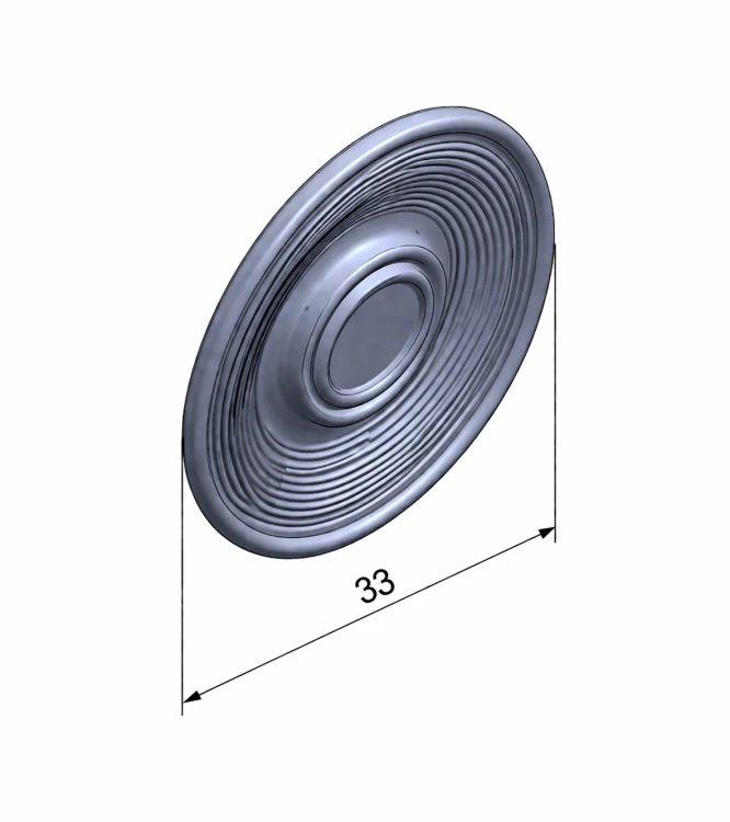Membrana do pomp dozujących JESCO – nr kat. 39122 (Ø 33 mm).png
