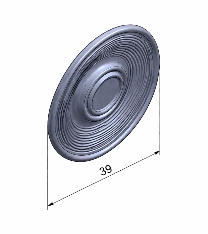Membrana do pomp dozujących JESCO – nr kat. 39123 (Ø 39 mm).png