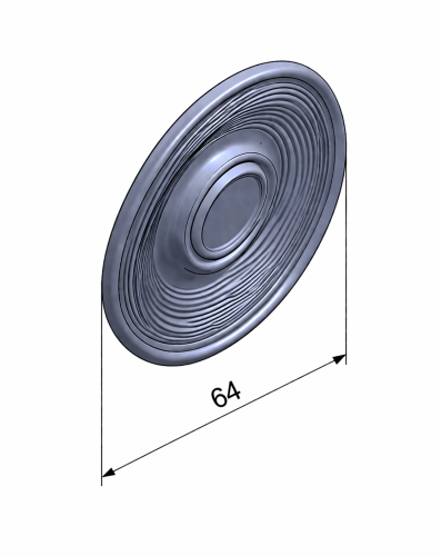Membrana do pomp dozujących JESCO – nr kat. 40357 (Ø 64 mm).png