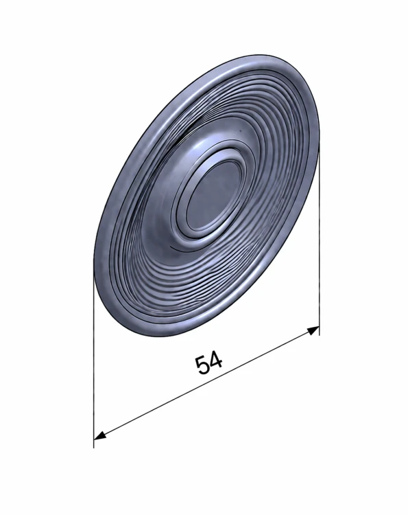Membrana do pomp dozujących JESCO – nr kat. 40356 (Ø 54 mm).png