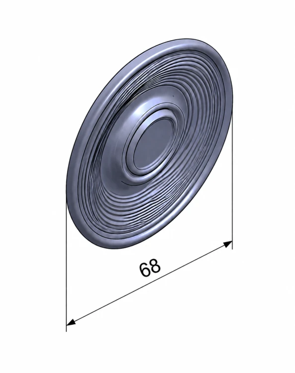 Membrana do pomp dozujących JESCO – nr kat. 43423 (Ø 68 mm).png